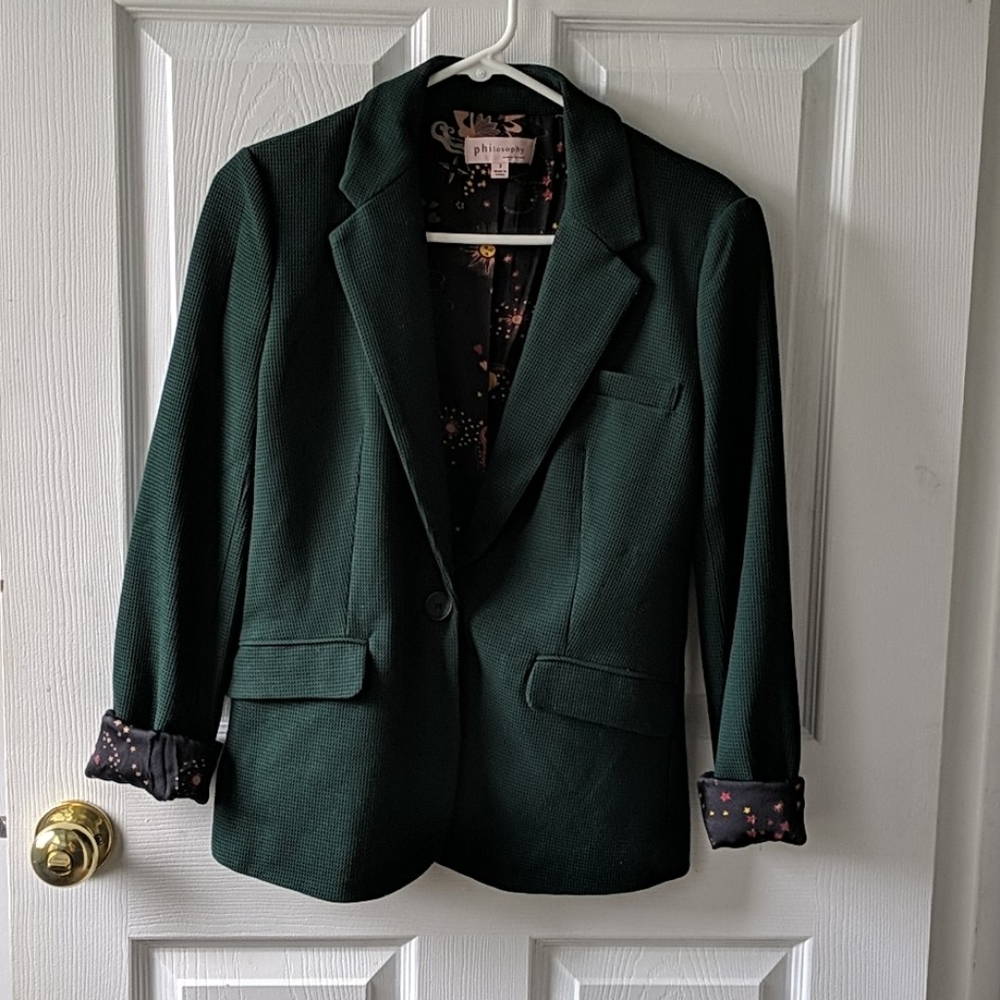 Dark green Philosophy blazer